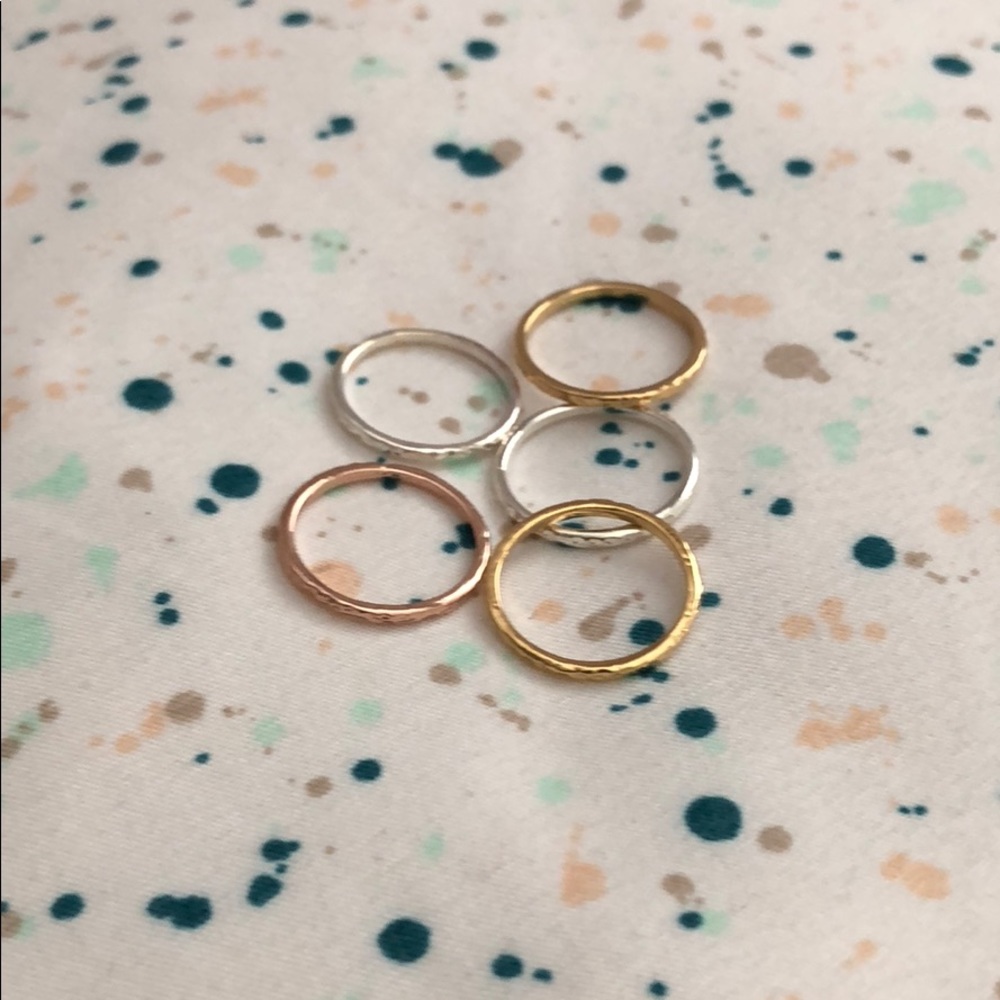 Minimalism Thin Band Dipped In Gold...